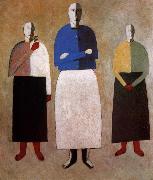 Three Women Kasimir Malevich